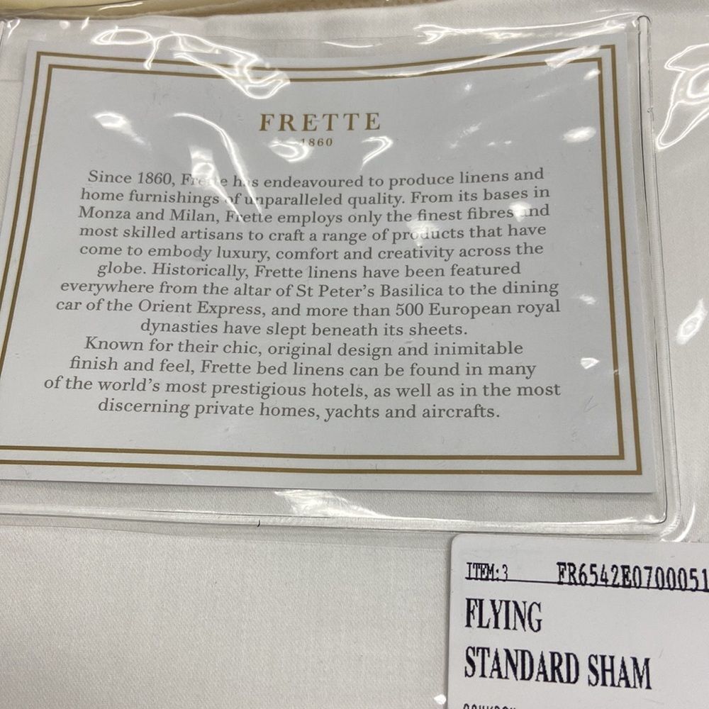 Frette Flying Standard Sham - Picture 5 of 5